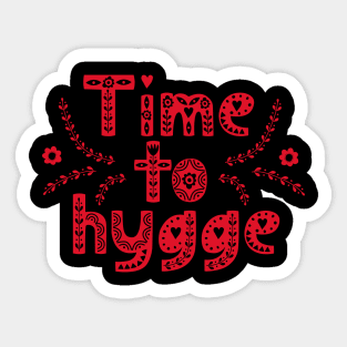 Cozy Hygge Sticker